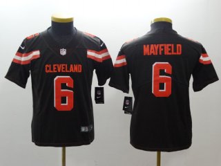 Nike-Browns-6-Baker-Mayfield-brown -Youth-Vapor-Untouchable-Player-Limited-Jersey