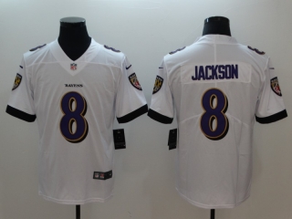 Nike-Ravens-8-Lamar-Jackson-White-Vapor-Untouchable-Limited-Jersey