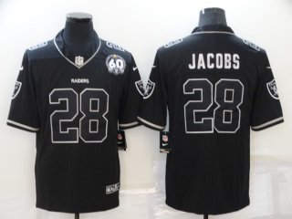 Raiders-28-Josh-Jacobs-Black shadow limited jersey