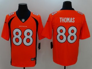 Denver Broncos #88 thomas orange vapor limited jersey