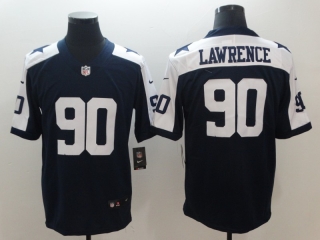 Cowboys-90-Demarcus-Lawrence blue vapor limited jersey