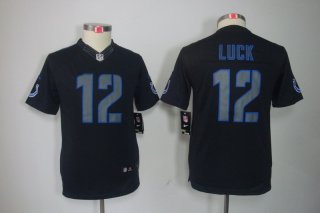 Nike-Colts-12-Andrew-Luck-Black-Youth-Impact-Limited-Jersey