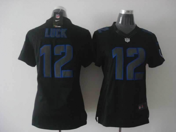 Nike-Colts-12-Andrew-Luck-Black-Women-Impact-Limited-Jersey