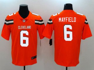 Nike-Browns-6-Baker-Mayfield-Orange-Vapor-Untouchable-Limited-Jersey