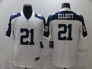 Nike-Cowboys-21-Ezekiel-Elliott-White-Vapor-Untouchable-Limited-Jersey