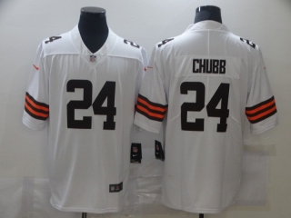 Nike-Browns-24-Nick-Chubb-White-2020-New-Vapor-Untouchable-Limited-Jersey