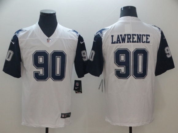 Cowboys-90-Demarcus-LawrenceWhite-Color-Rush-Limited-Jersey