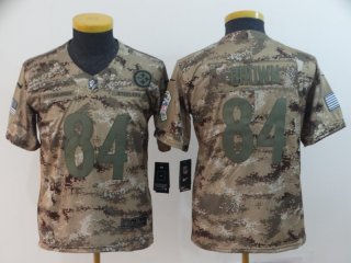 Nike-Steelers-84-Antonio-Brown-Camo-Youth-Salute-To-Service-Limited-Jersey