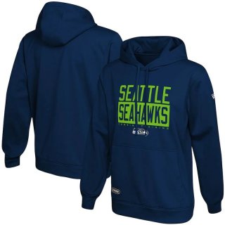 New Era Seattle Seahawks College Navy School of Hard Knocks Pullover Hoodie