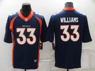 Denver Broncos #33 blue limited jersey