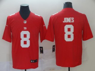 Nike-Giants-8-Daniel-Jones-Red-Vapor-Untouchable-Limited-Jersey