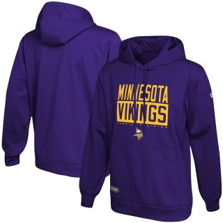 New Era Minnesota Vikings Purple School of Hard Knocks Pullover Hoodie