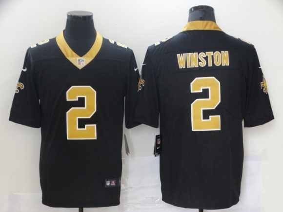New Orleans Saints #2 Winston black limited jersey