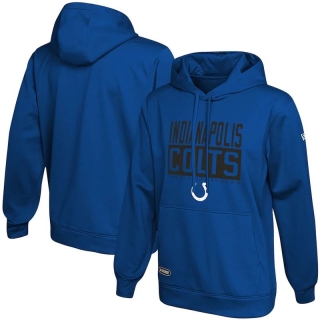 New Era Indianapolis Colts Royal School of Hard Knocks Pullover Hoodie