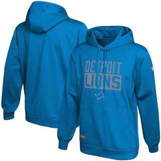 New Era Detroit Lions Blue School of Hard Knocks Pullover Hoodie