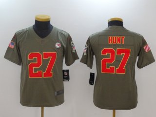 Nike-Chiefs-27-Kareem-Hunt-Olive-Youth-Salute-To-Service-Limited-Jersey