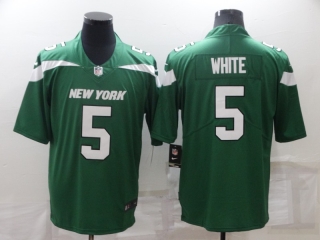 New York Jets #5 green vapor limited jersey