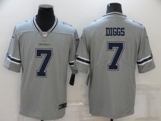 Dallas Cowboys #7 Giggs gray limited jersey
