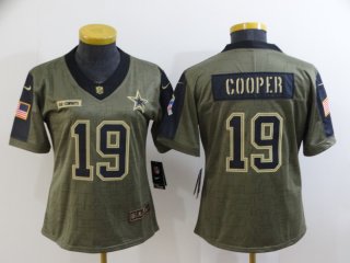 Cowboys-#19 cooper 2021 salute to service women jersey
