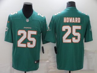 Miami Dolphins #25 green limited jersey
