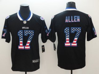 Nike-Bills-17-Josh-Allen-Black-USA-Flag-Fashion-Limited-Jersey