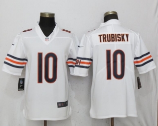 Nike-Bears-10-Mitchell-Trubisky-White-Vapor-Untouchable-Limited-Jersey
