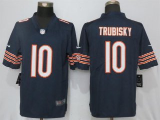 Nike-Bears-10-Mitchell-Trubisky-Navy-Vapor-Untouchable-Player-Limited-Jersey