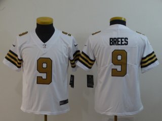 Nike-Saints-9-Drew-Brees-White-Youth-Color-Rush-Limited-Jersey