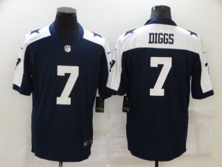 Dallas Cowboys #7 Giggs throwback blue vapor limited jersey