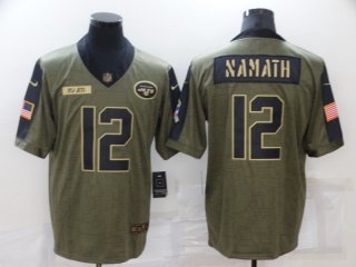 New York Jets #12 salute to service 2021 limited jersey