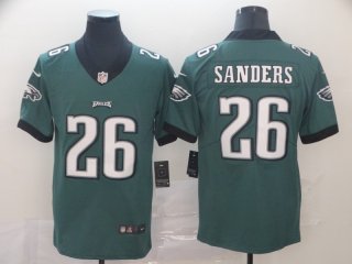 Eagles-26-Miles-Sanders green jersey