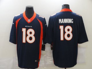 Denver Broncos #18 manning blue jersey