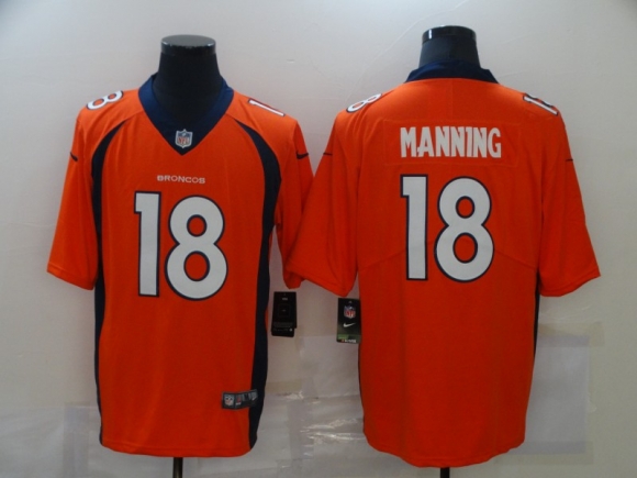 Denver Broncos #18 manning orange jersey