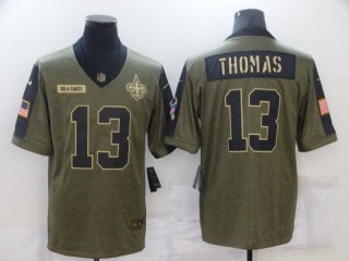 New Orleans Saints #13 2021 salute to service limited jersey