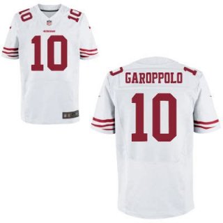 49ers-10-Jimmy-Garoppolo youth white jersey