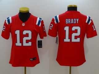 Nike-Patriots-12-Tom-Brady-Red-Women-Vapor-Untouchable-Player-Limited-Jersey