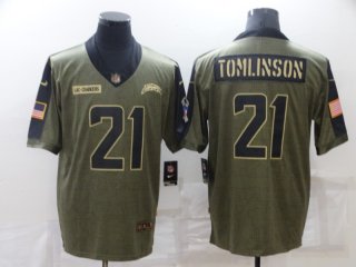 Los Angeles Chargers #21 salute to service 2021 limited jersey