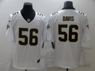 Saints-56-DeMario-Davis white limited jersey
