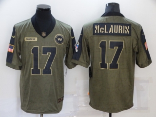 Washington-Football-Team-17-Terry-McLaurin 2021- olive Salute-To-Service-Limited-Jersey