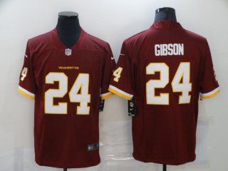 Redskins #24 gibson red jersey
