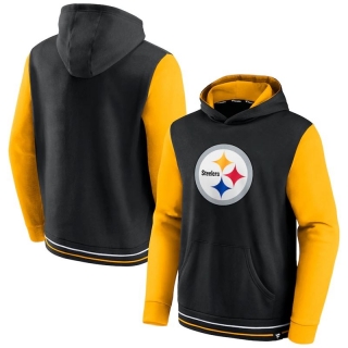 Pittsburgh Steelers Fanatics Branded Block Party Pullover Hoodie - Black&Gold
