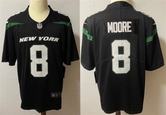 New York Jets #8 Moore black new limited jersey