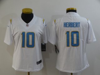 Nike-Chargers-10-Justin-Herbert-White-Women-Vapor-Untouchable-Limited-Jersey