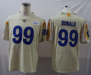 Los Angeles Rams #99 Aaron Donald cream limited jersey