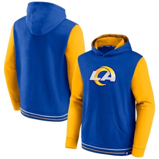 Los Angeles Rams Fanatics Branded Block Party Pullover Hoodie - Royal&Gold