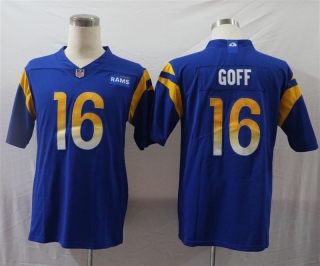 Los Angeles Rams #16 GOFF royal limited jersey