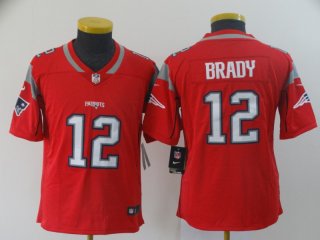 Nike-Patriots-12-Tom-Brady-Red-Youth-Inverted-Legend-Limited-Jersey