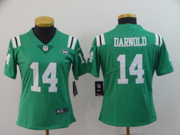 Nike-Jets-14-Sam-Darnold-Green-Women-Color-Rush-Limited-Jersey
