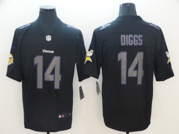Nike-Vikings-14-Stefon-Diggs-Black-Impact-Rush-Limited-Jersey