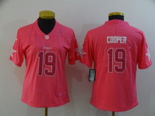 Cowboys-19-Amari-Cooper pink fashion women jersey